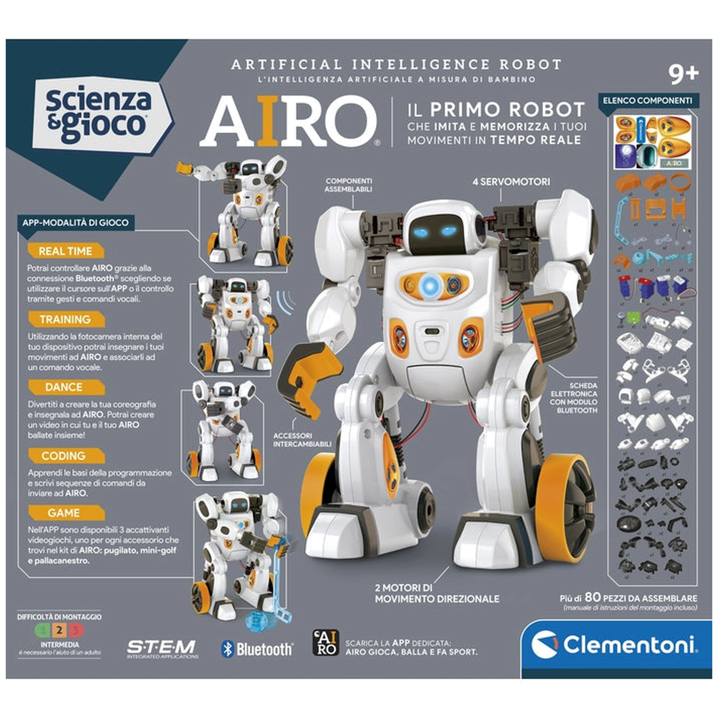 Clementoni - AIRO-STEM-Robotic-Toys