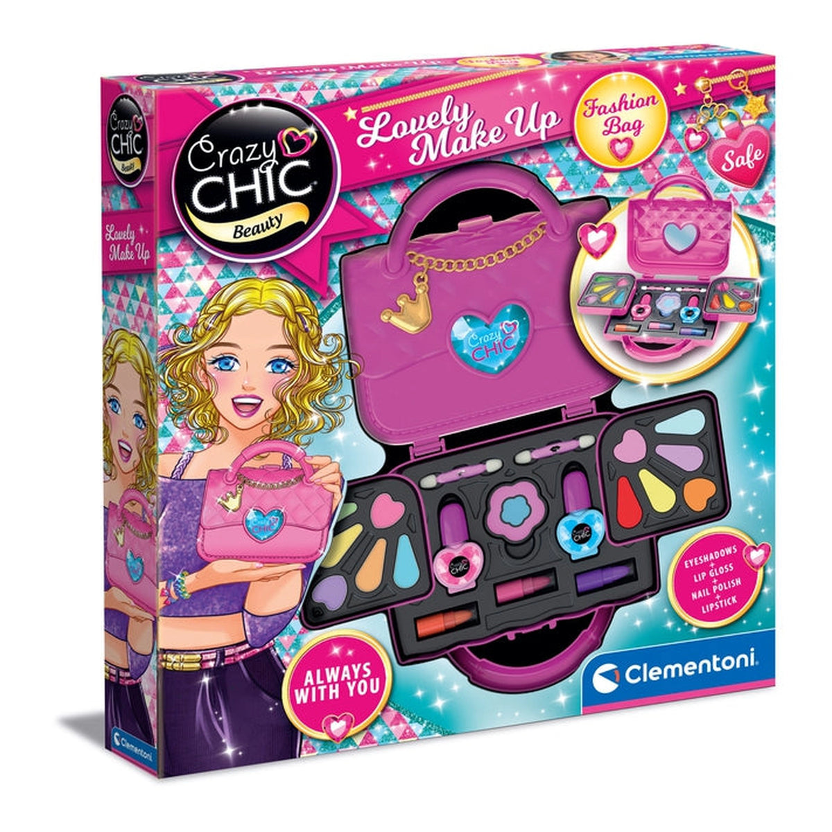 Clementoni Crazy Chic  - Lovely Make Up Fashion Bag