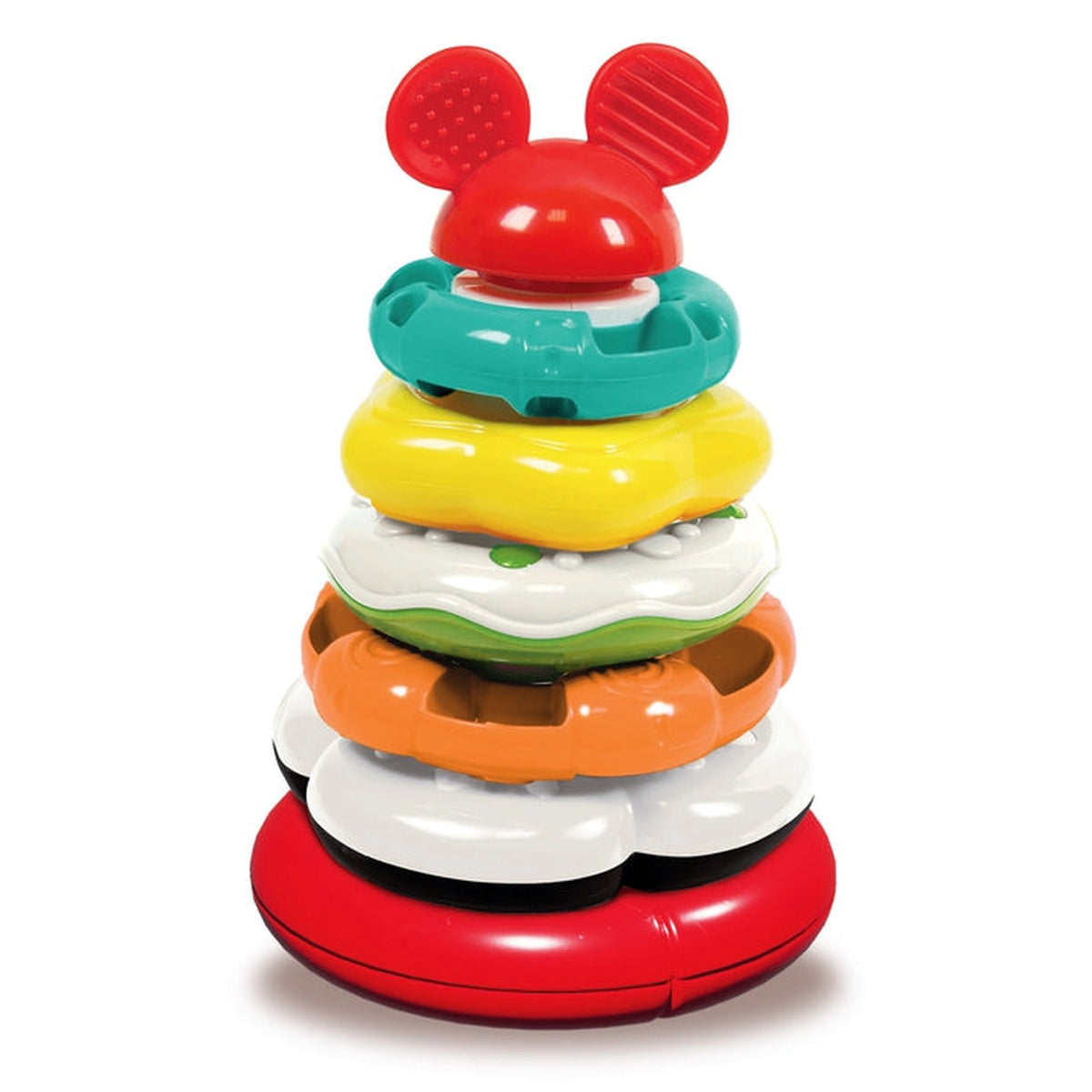 Clementoni Disney Baby - Anillos Apilables de Baby Mickey Juguetes de Clasificación y Apilamiento