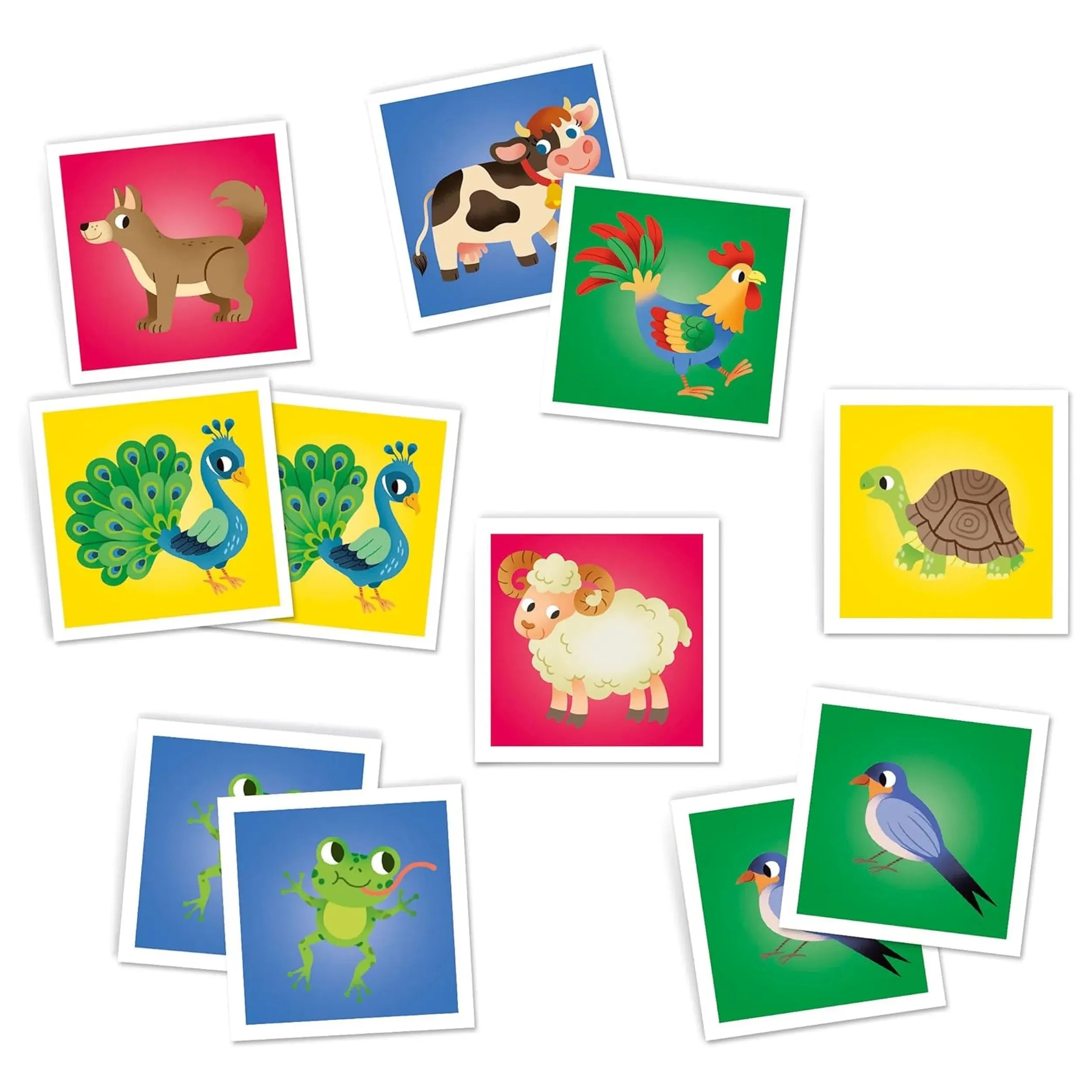 Clementoni - Animal Farm Memory Board Games