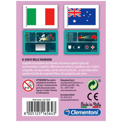 Clementoni - Juego de Banderas - Juegos de Cartas