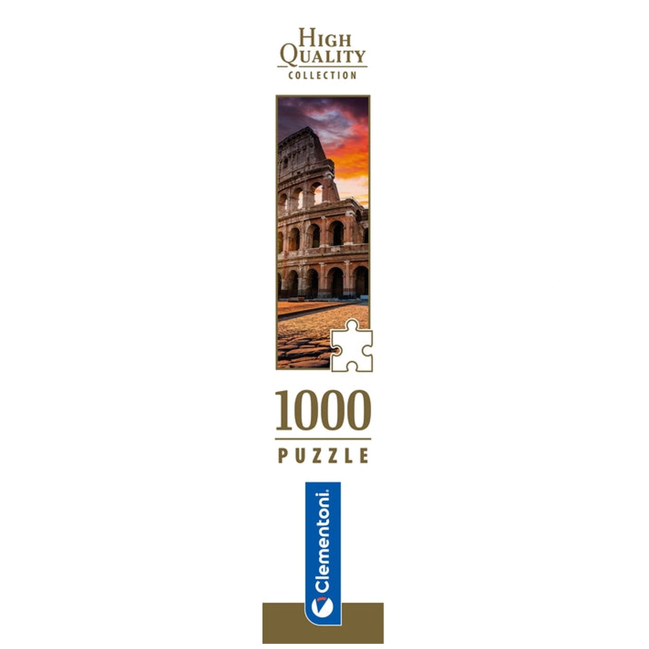 Clementoni Colección de Alta Calidad - Puzzle del Coliseo Romano al Atardecer de 1000 Piezas