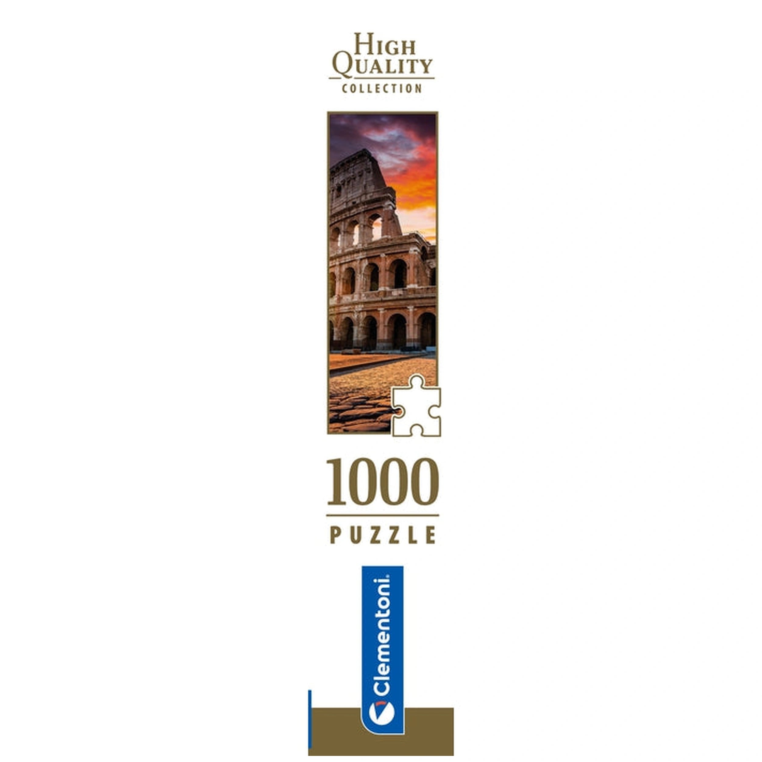Clementoni Colección de Alta Calidad - Puzzle del Coliseo Romano al Atardecer de 1000 Piezas