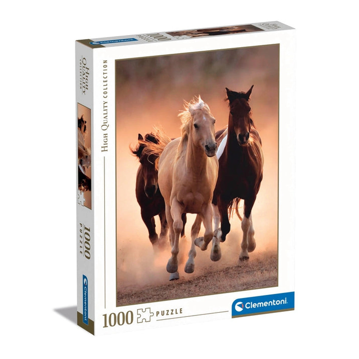 Clementoni High Quality Collection - Running Horses - 1000 Pcs Puzzle