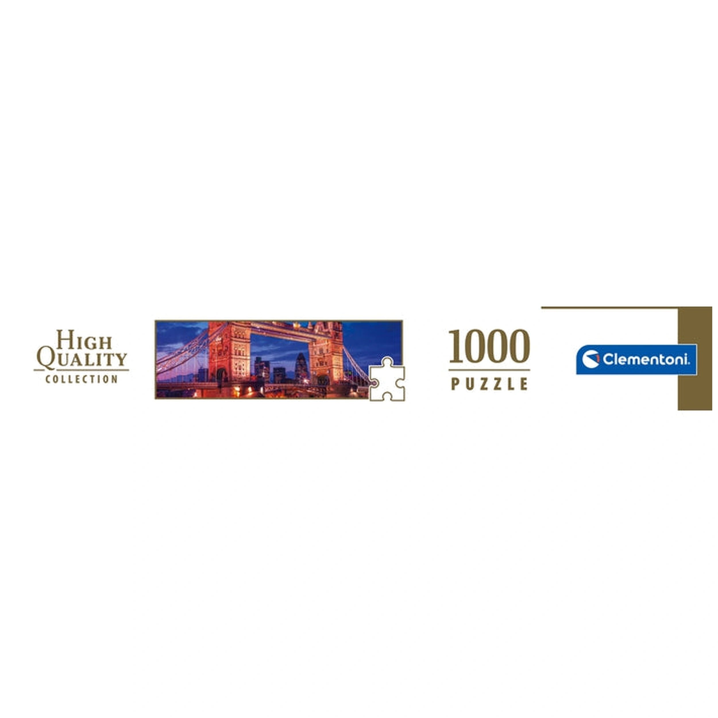 Clementoni Colección de Alta Calidad - Rompecabezas de 1000 Piezas Tower Bridge