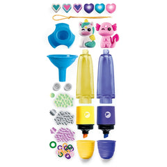 Clementoni - IDEA Create Your Highlighters Trandy Animals - Arts & Crafts