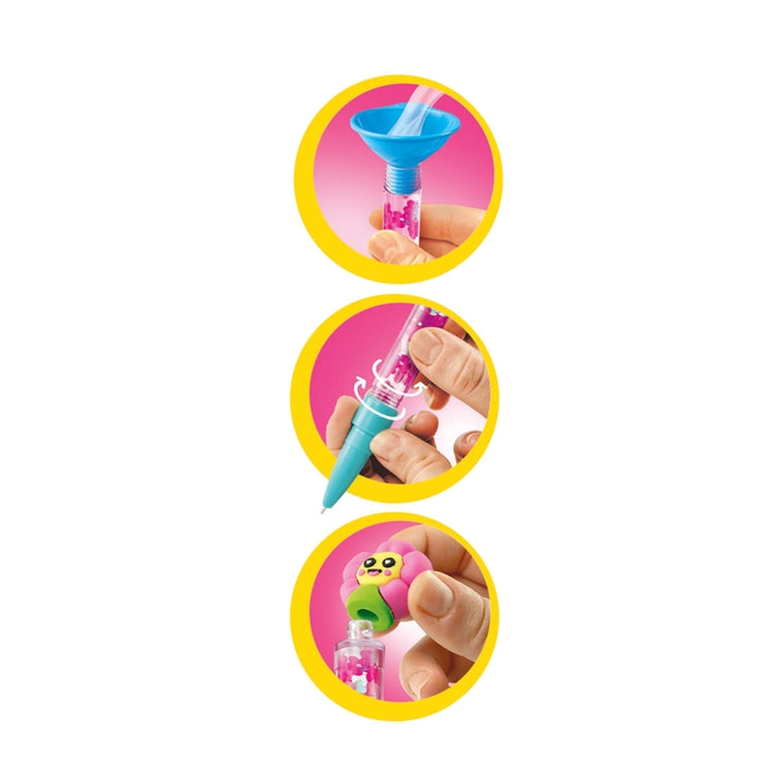 Clementoni - IDEA-Create-Your-Pens-Tropical - Arts-&-Crafts
