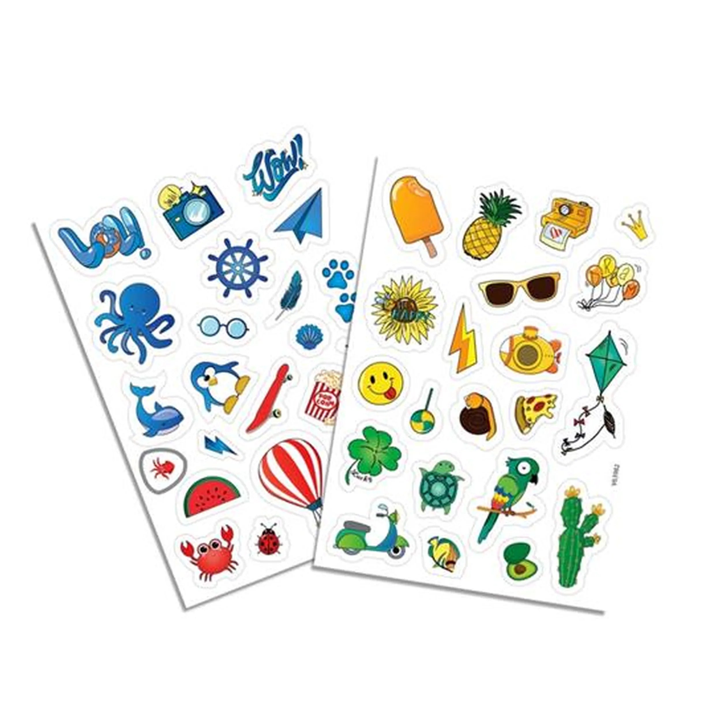 Clementoni Idea - 45 Pegatinas Boom de Colores Variados