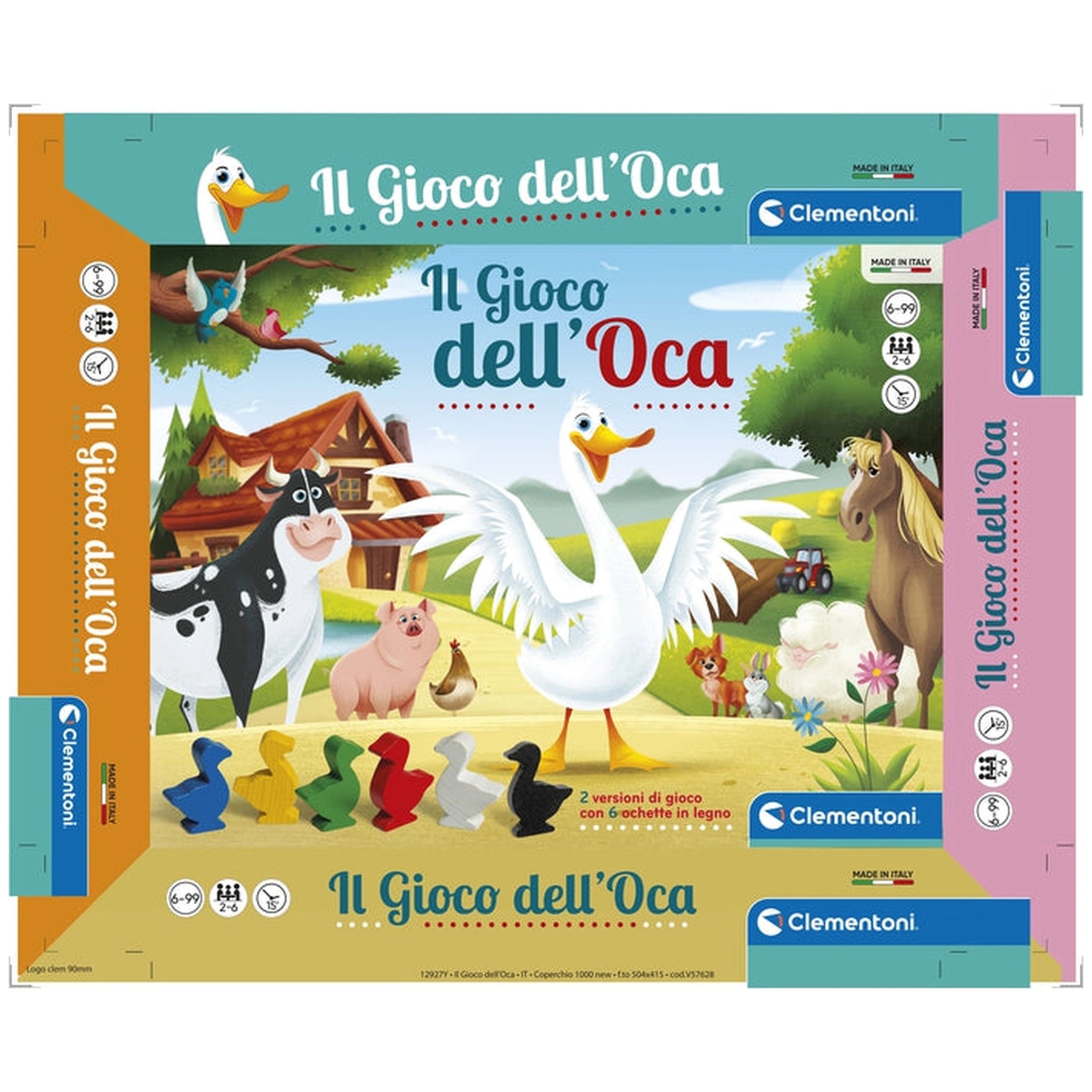 Clementoni - Juego de la Oca - Edición Italiana