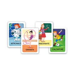 Clementoni - Juegos de Cartas Mimo Mestieri - Edición Italiana