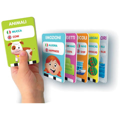 Clementoni - Mis Primeros 100 Wods Juguetes Educativos - Edición Inglés/Italiano