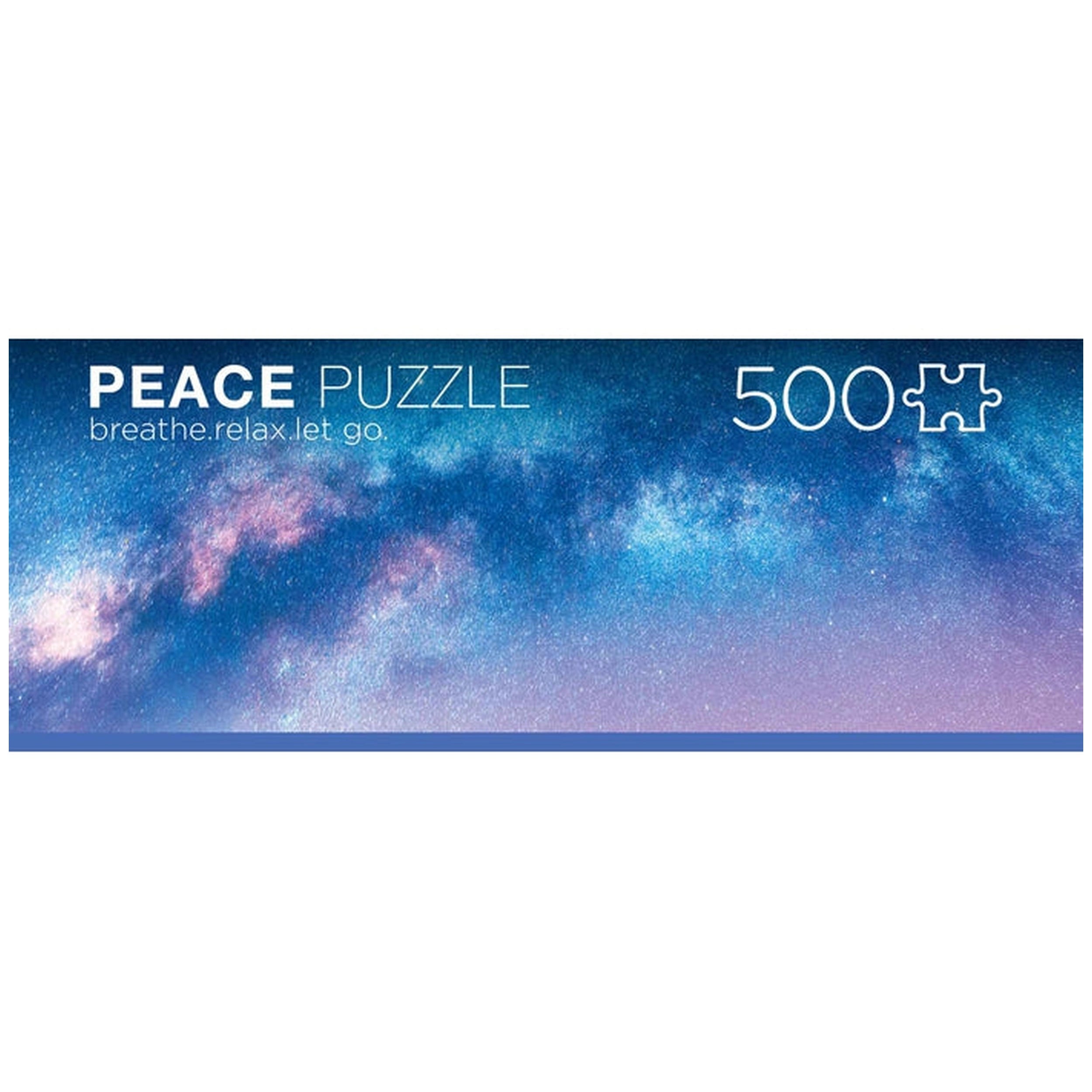 Clementoni Paz - Rompecabezas de 500 Piezas Color Azul Claro