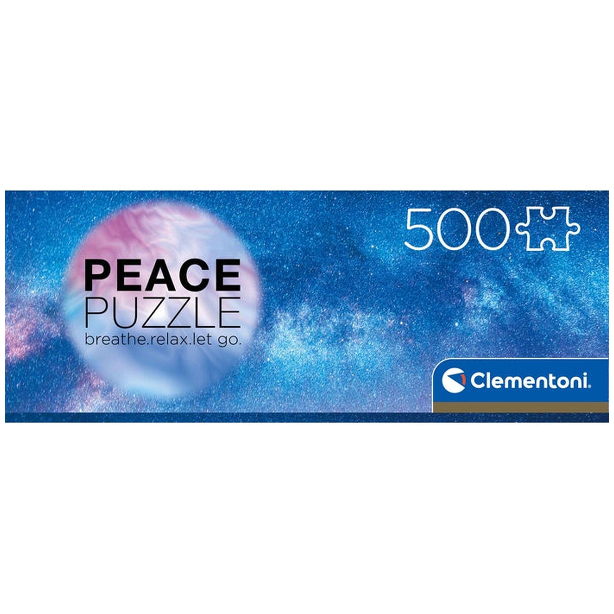 Clementoni Paz - Rompecabezas de 500 Piezas Color Azul Claro