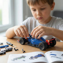 Clementoni - Juguetes de Construcción STEM de Coches de Carreras