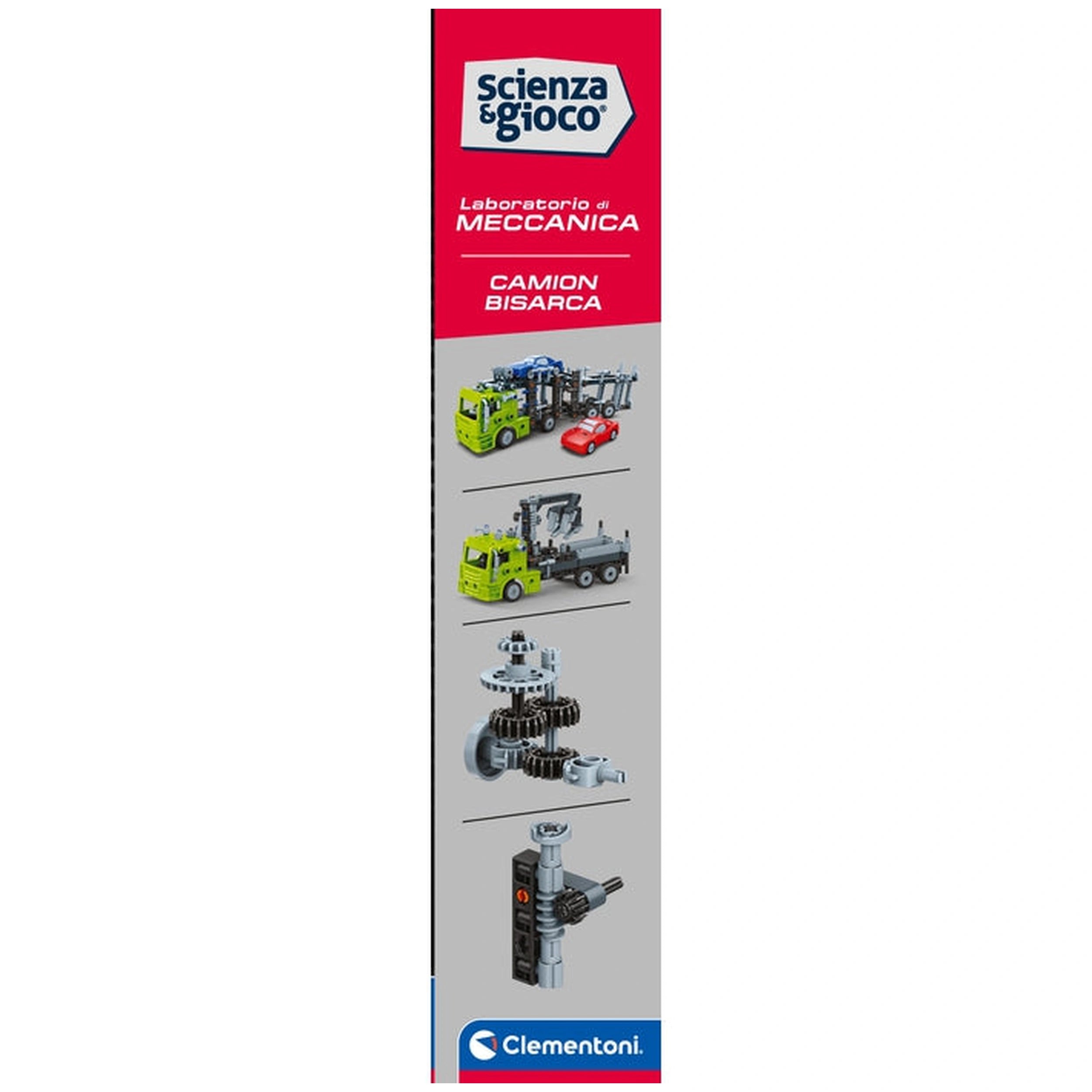 Clementoni - STEM-10-in-1-Mechanics-Truck-Construction-Set-Toys