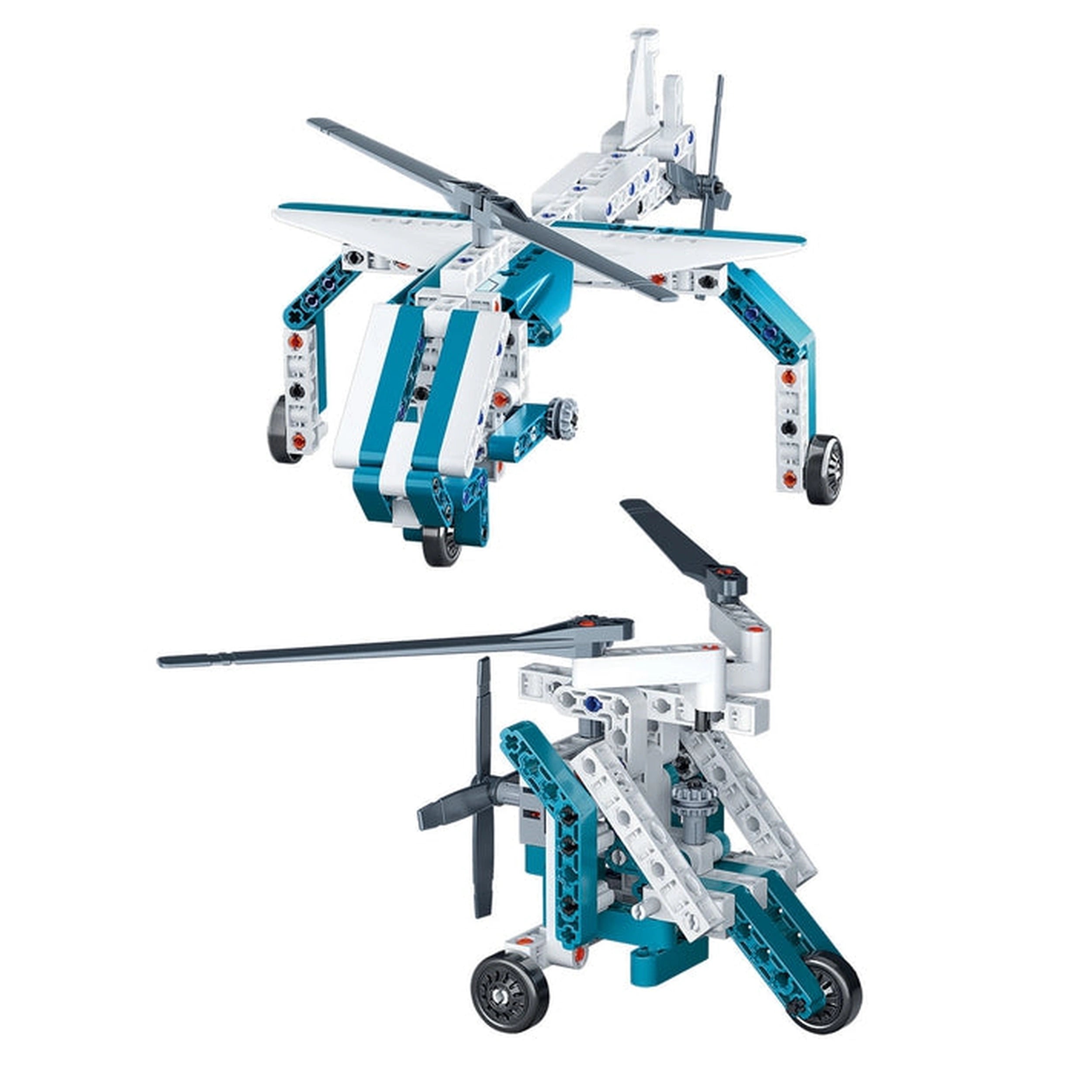 Clementoni Scienza E Gioco Build - Mechanics Build 10 Models - Airplanes And Helicopters Construction Set Toys