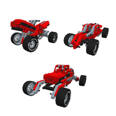Clementoni Scienza E Gioco Construcción - Mecánica Construye 10 Modelos - Set de Juguetes de Construcción de Camiones Monstruo