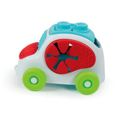 Clementoni Soft Clemmy - Coche Sensorial Táctil, Móvil y Jugable para Bebés