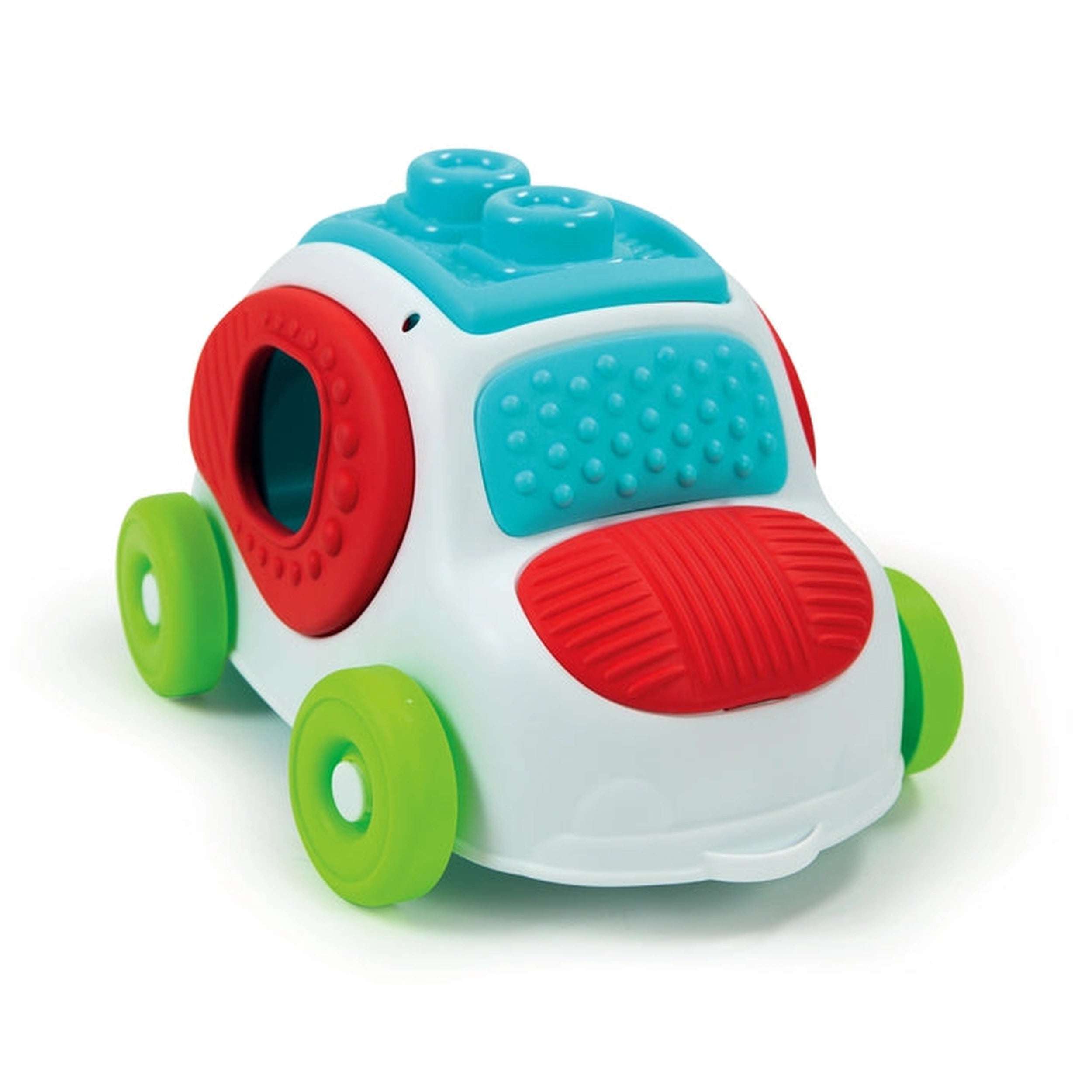 Clementoni Soft Clemmy - Coche Sensorial Táctil, Móvil y Jugable para Bebés