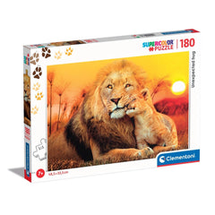 Clementoni Super Color - Abrazo Inesperado Puzzle de 180 Piezas