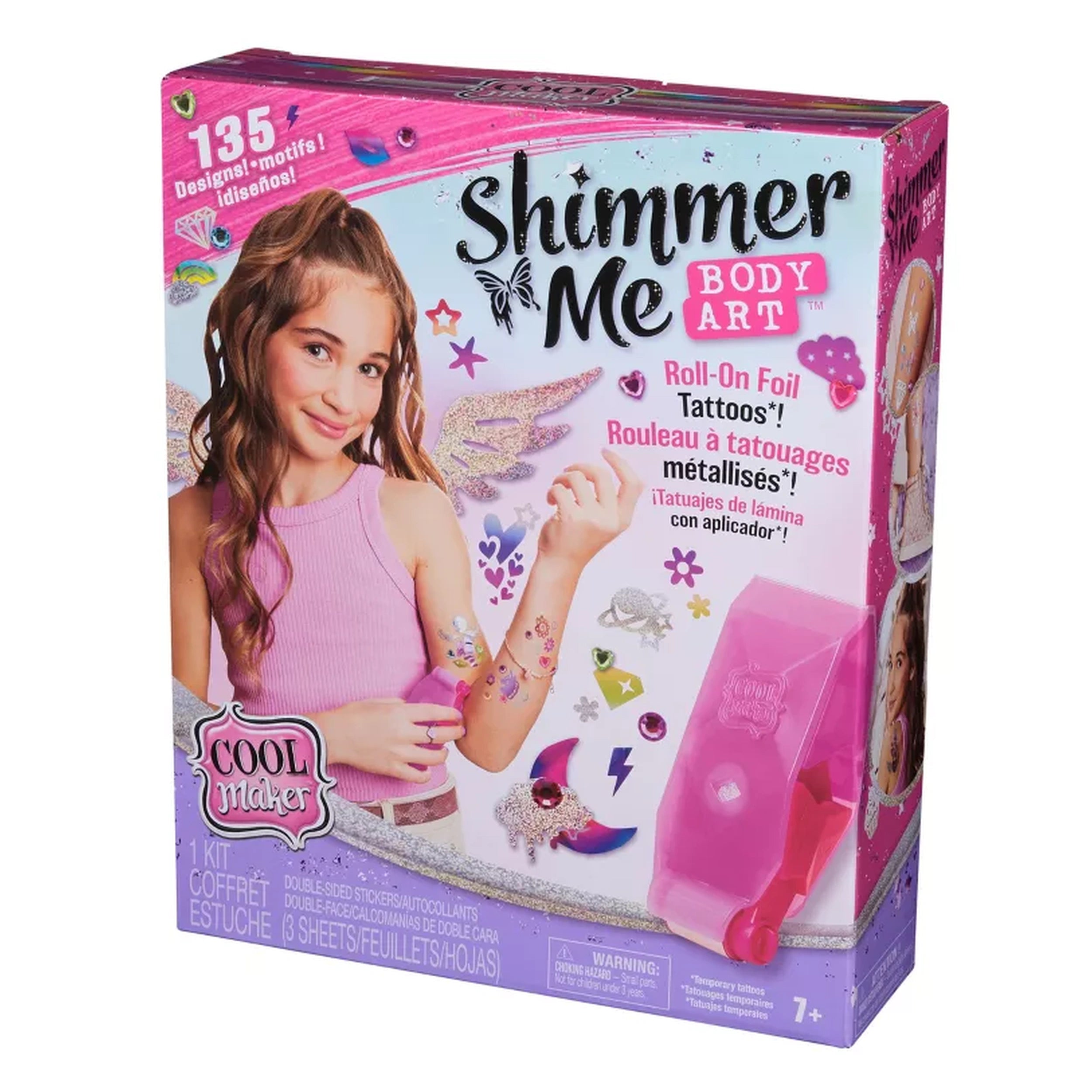 Cool Maker Shimmer Me Body Art Set Makeup