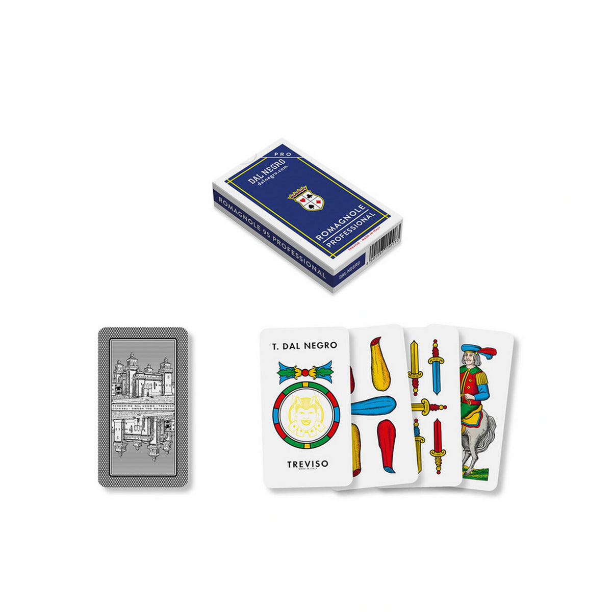 Dal Negro - Romagnole Pro Cards N.95 - Blue Case - 40 Cards