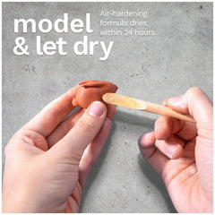 Das Modeling Clay - Terra-Cotta 500 Gr. - Arts & Crafts