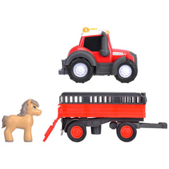 Dickie - ABC Massey Ferguson with Trailer and Horse Play Vehicle