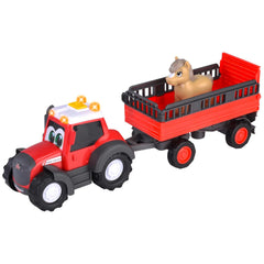 Dickie - ABC Massey Ferguson with Trailer and Horse Play Vehicle