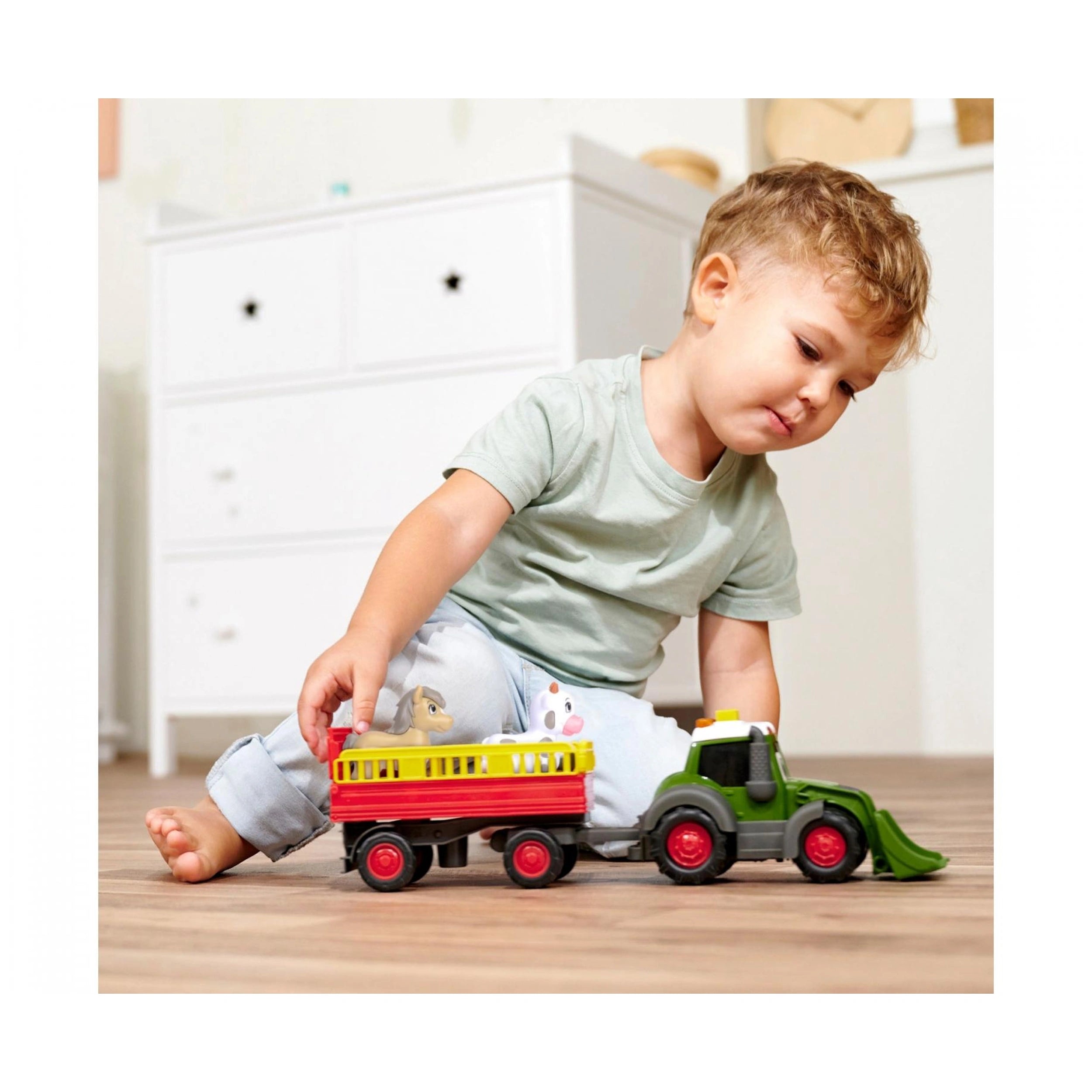 Dickie - Abc Fendit Animal Trailer With Lights And Sounds Play Vehicles