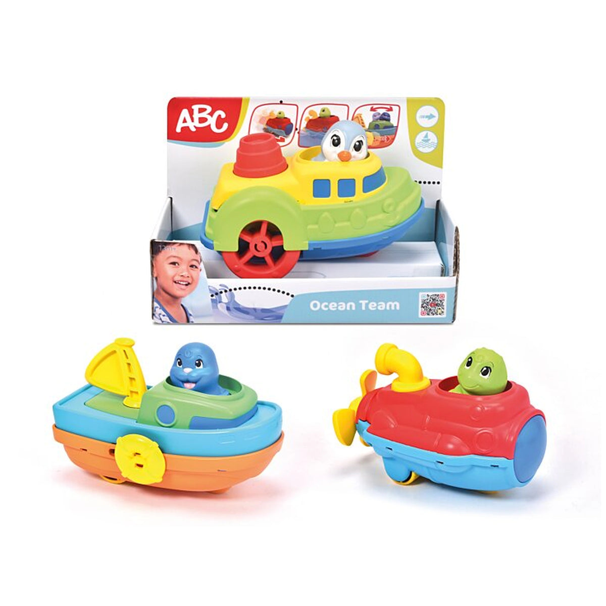 Dickie - Juguetes de baño del equipo Abc Ocen