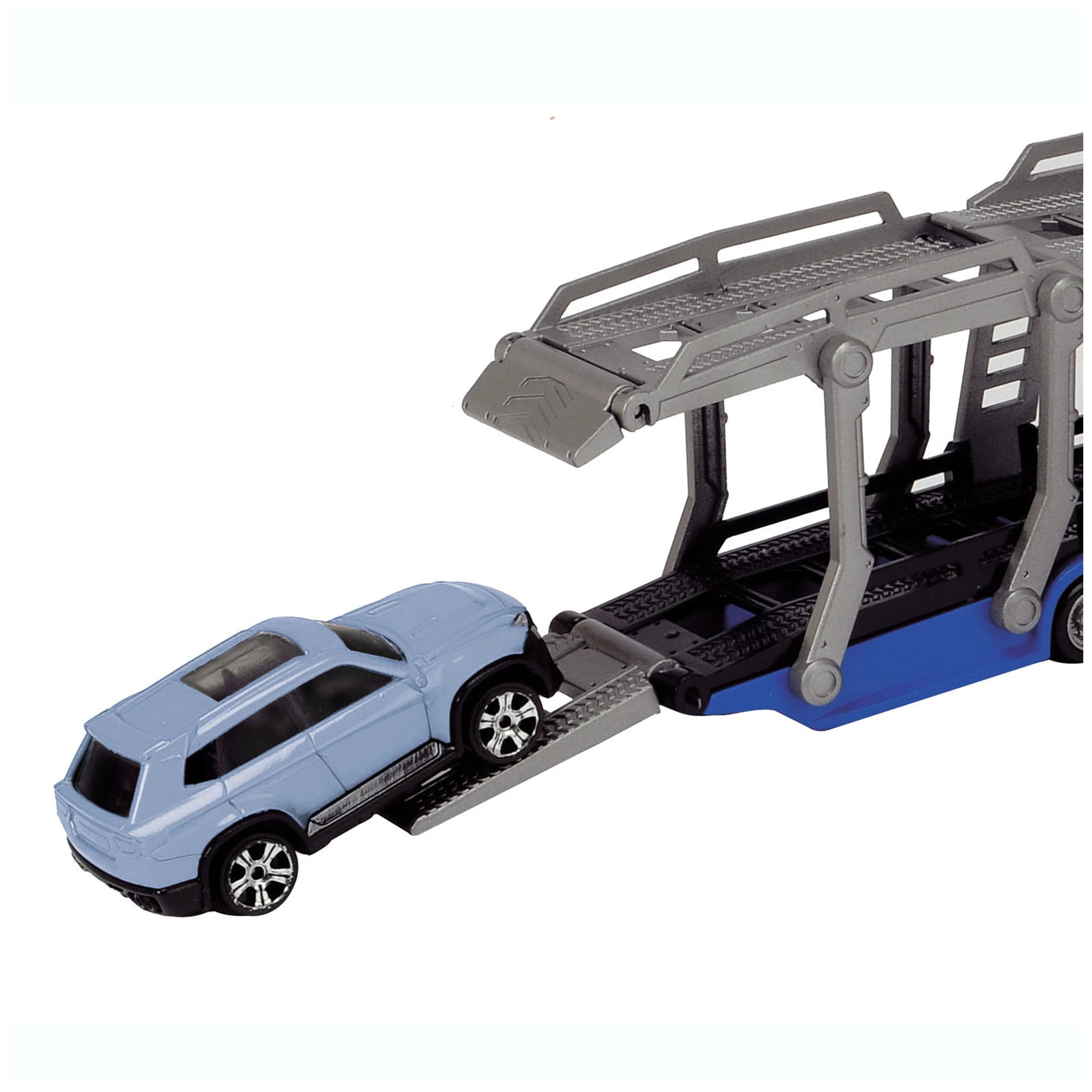 Dickie - Camión Transportador de Coches Deja Que La Diversión Rueda Vehículos de Juego