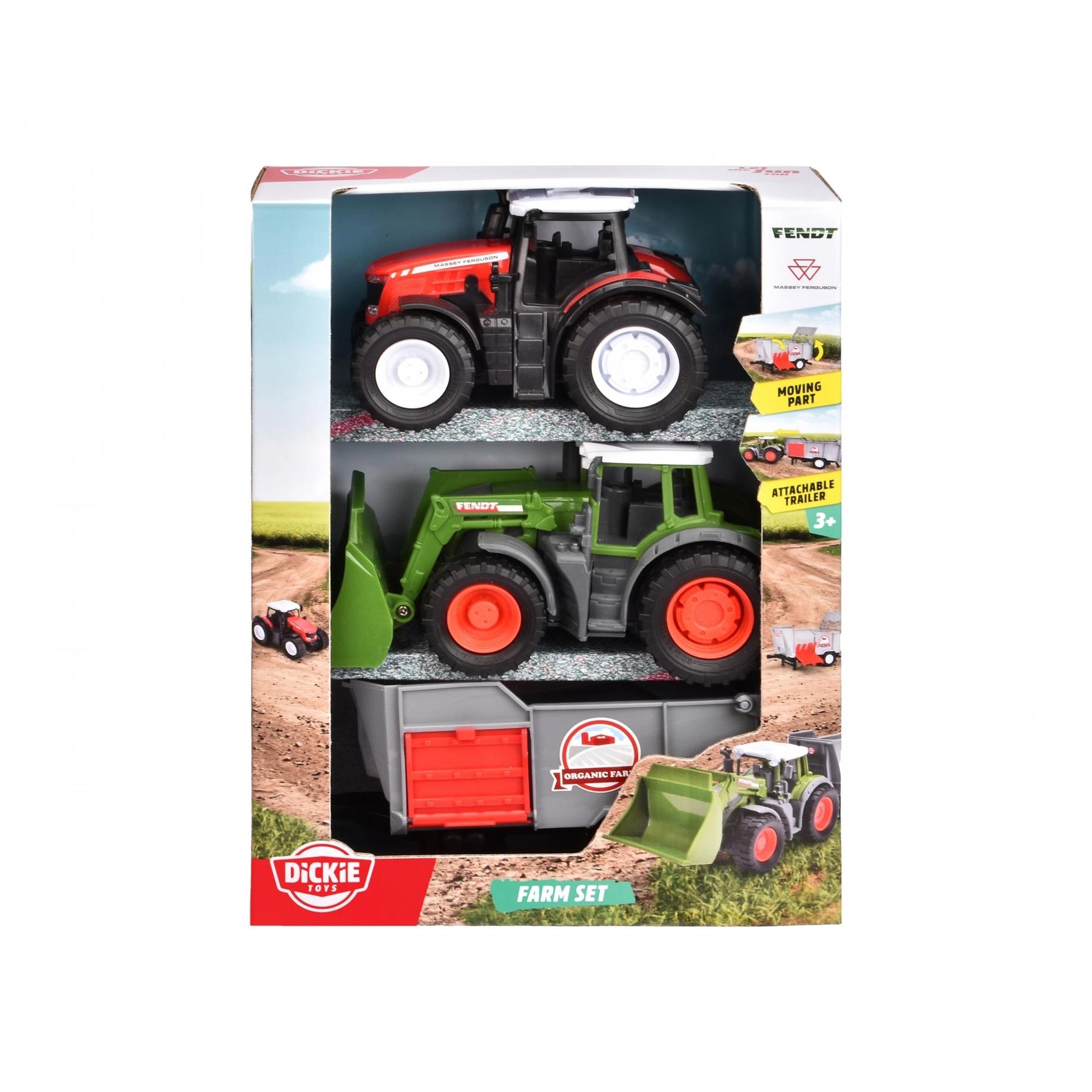 Dickie - Vehículos de Juego de Set de Granja