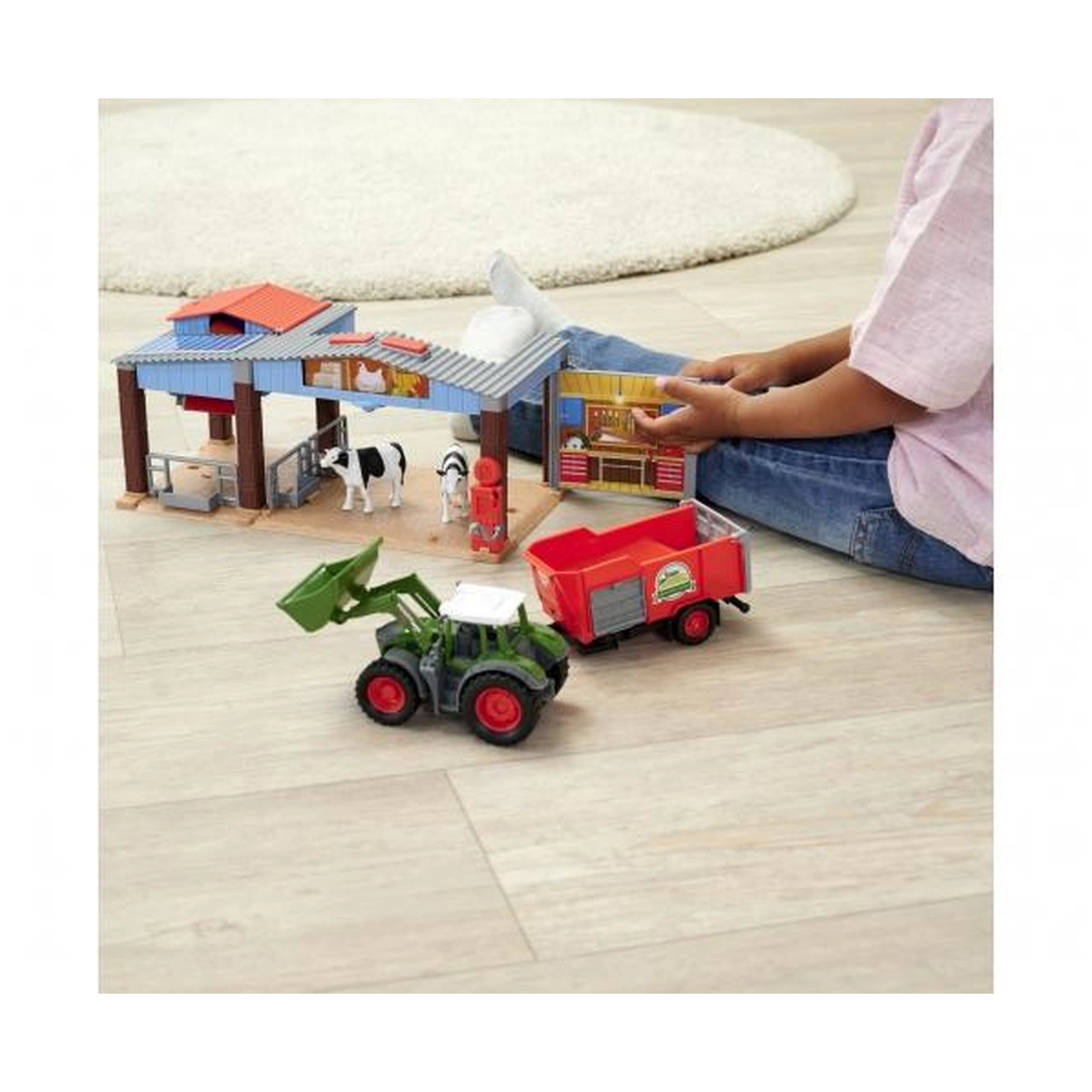 Dickie - Farm Station With Tractor Toy Playsets