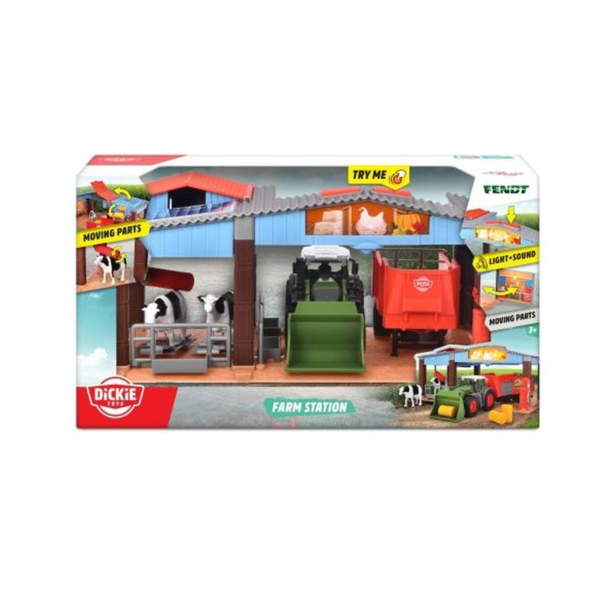 Dickie - Farm Station With Tractor Toy Playsets
