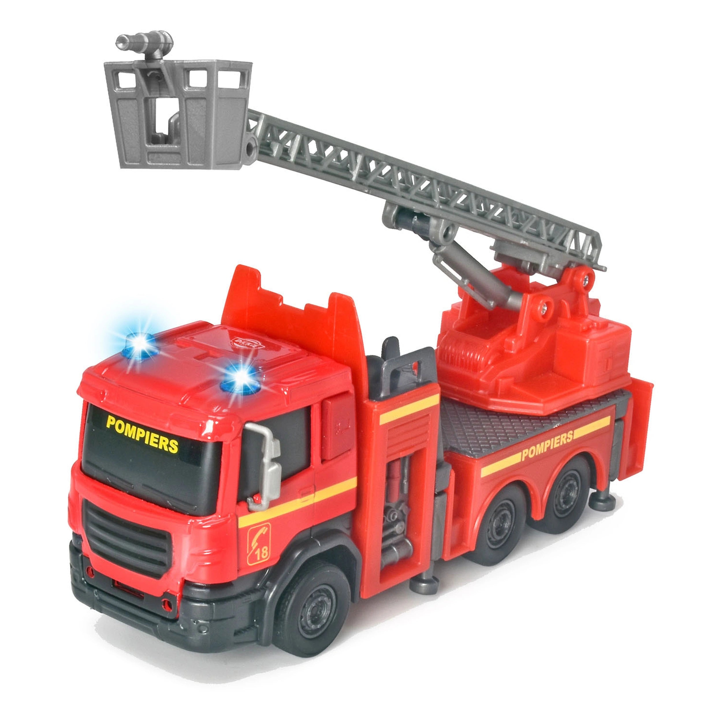 Dickie - Asortimento de Vehículos de Juego de Rescate de Incendios con Luces y Sonidos