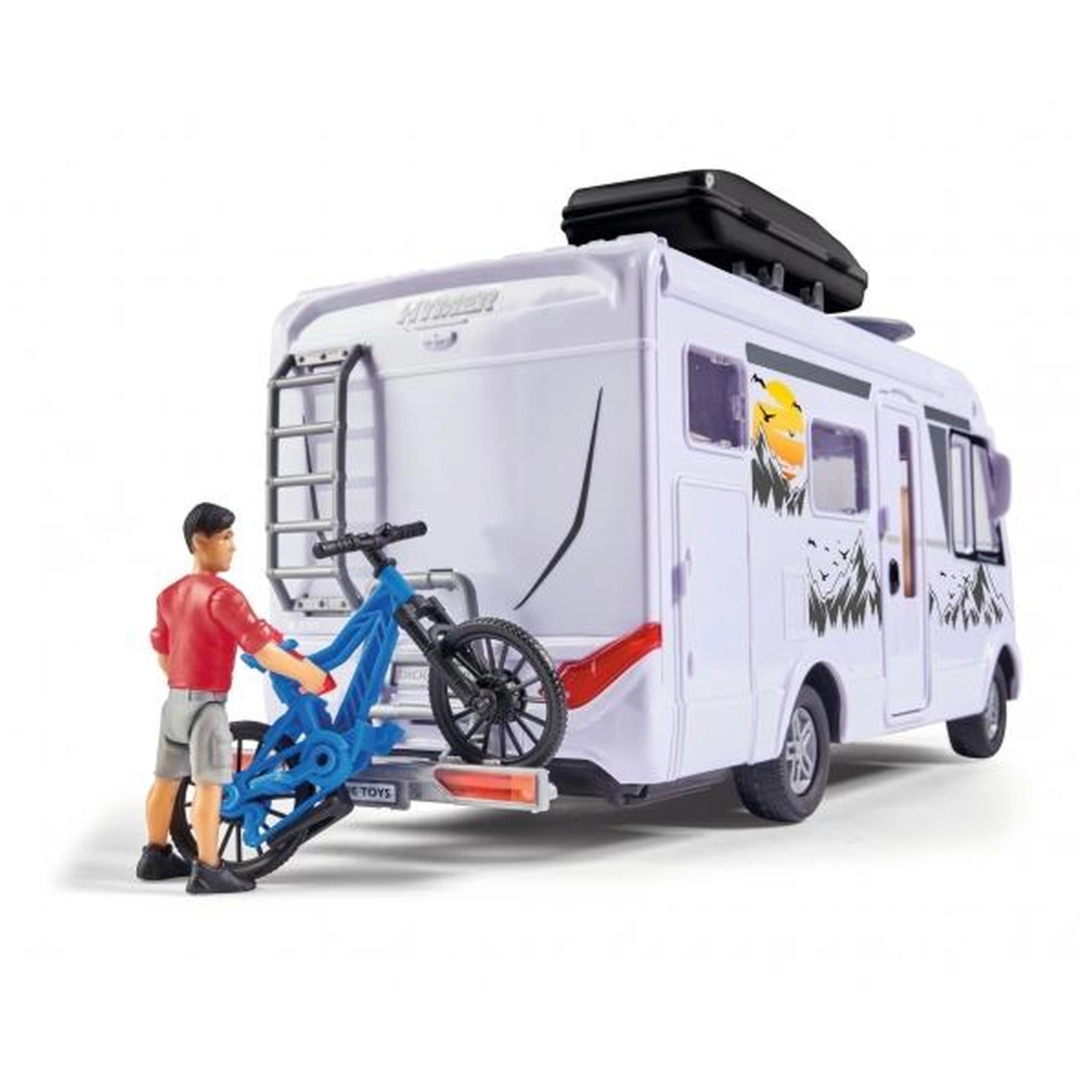 Dickie - Hymer Camper Set de Juego de Vehículos Pop Up