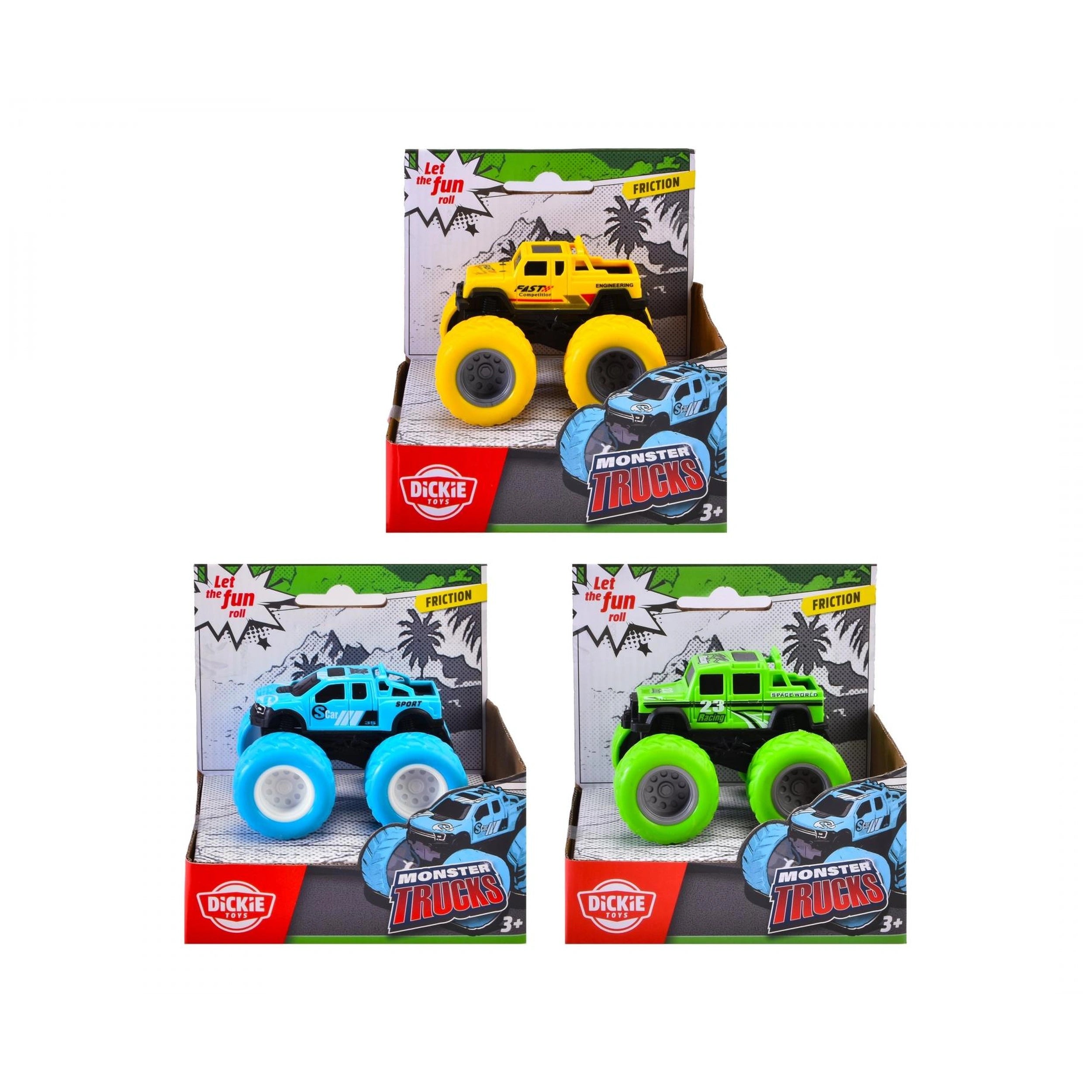 Dickie-Toys - Vehículo de Juego Monster-Truck - Vehículos de Juego