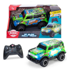 Dickie - Vehículos de juguete - Camión de Rally RC - 17cm - 3 Años - Aprendizaje STEM