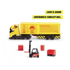 Dickie - Vehículos de juguete - Camión Volvo FH16 DHL con carretilla - 3 Años