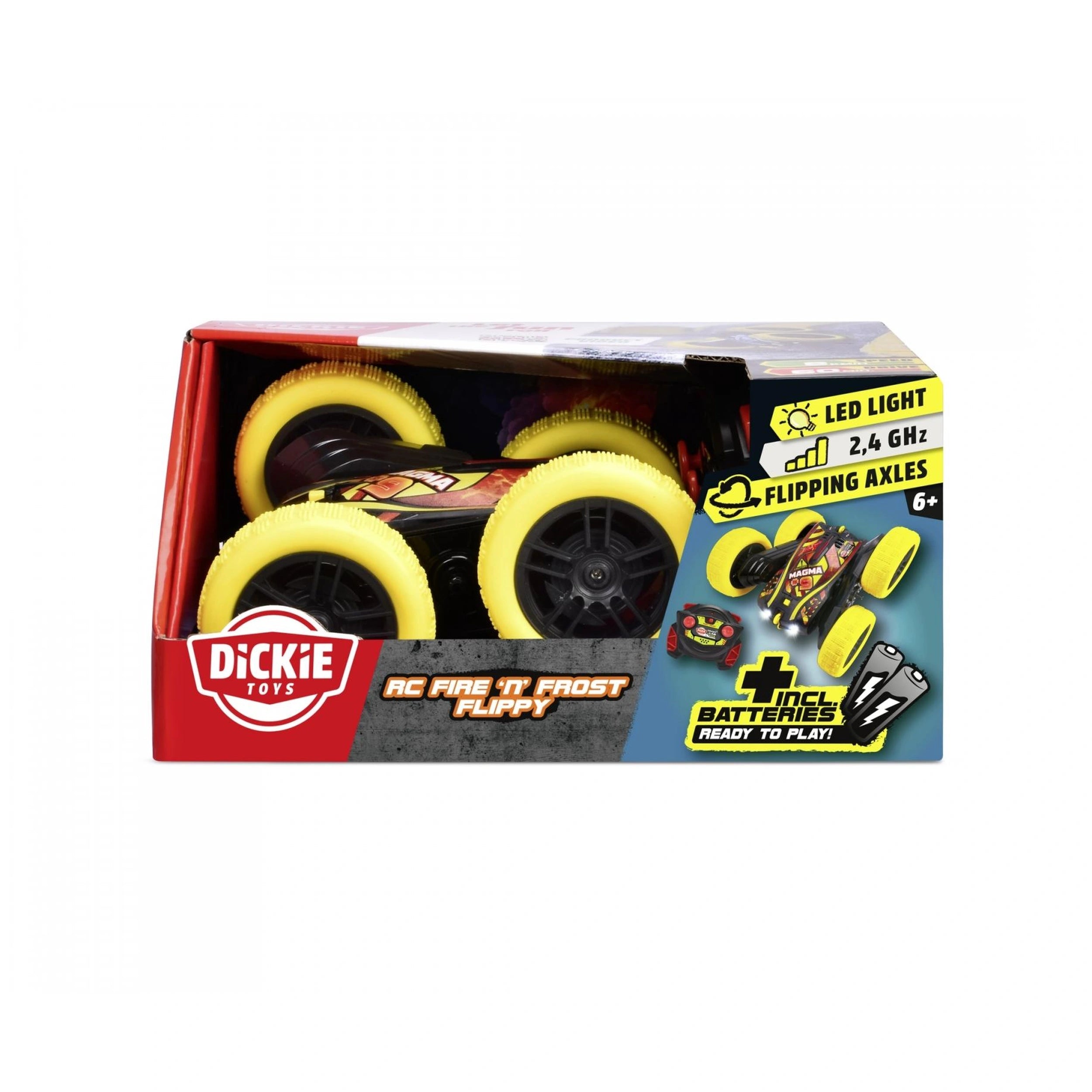 Dickie - RC Fire 'n Frost Flippy RTR Play Vehicle