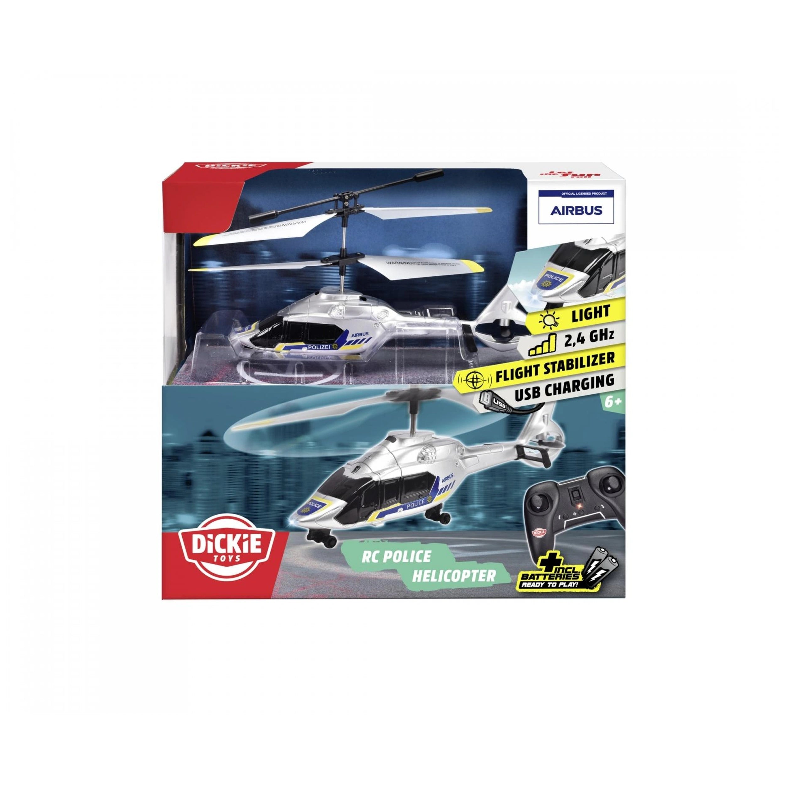 Dickie - RC Police Helicopter RTR Play Vehicle