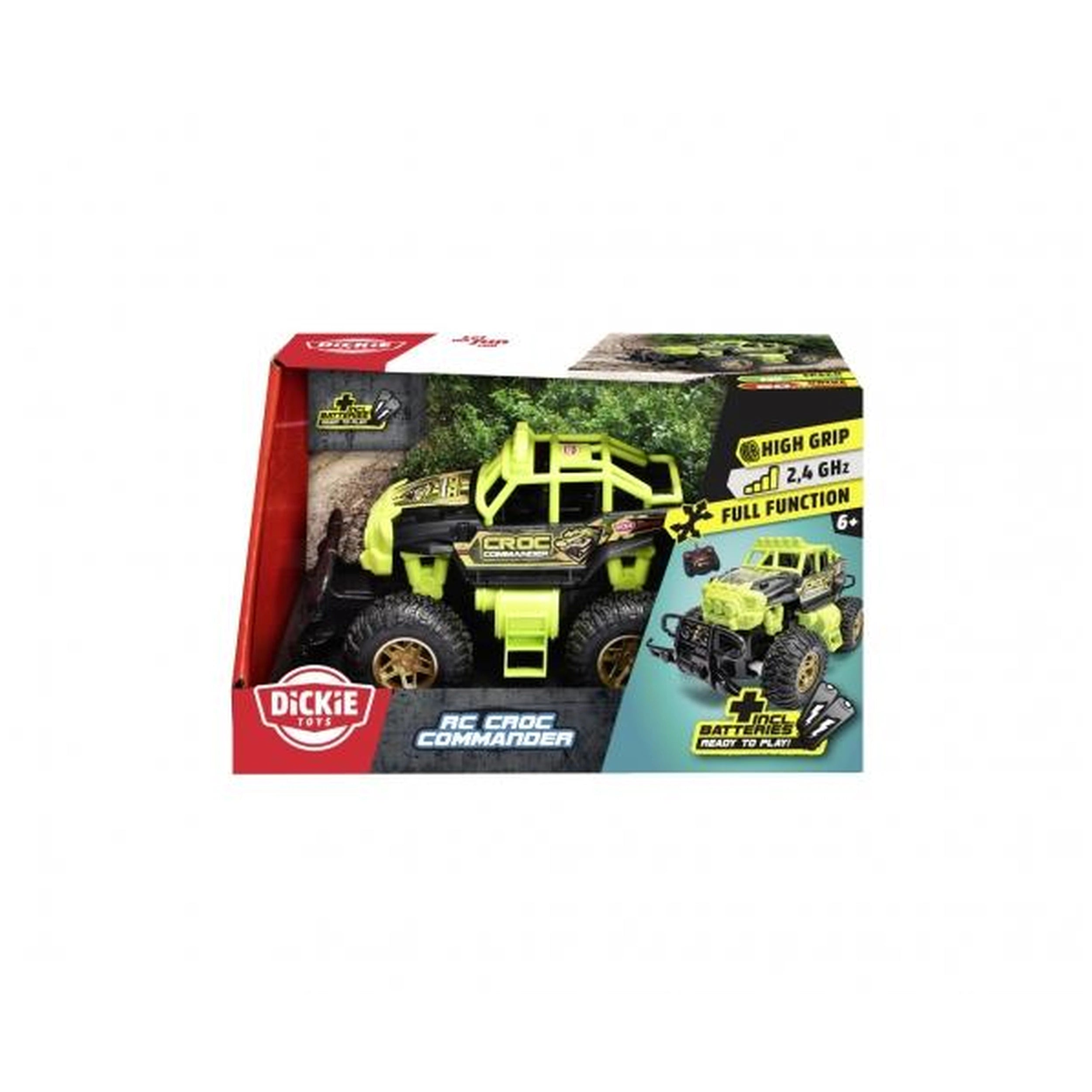 Dickie - Vehículos de Juego Jeep Croc Commander Control Remoto