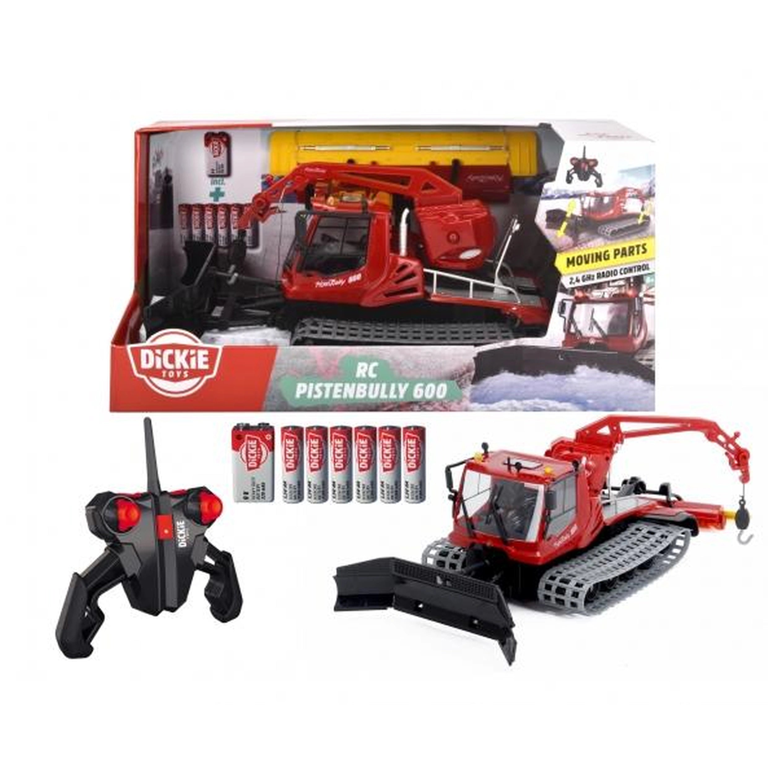 Dickie - Vehículos de Jugar Pistenbully 600 Control Remoto