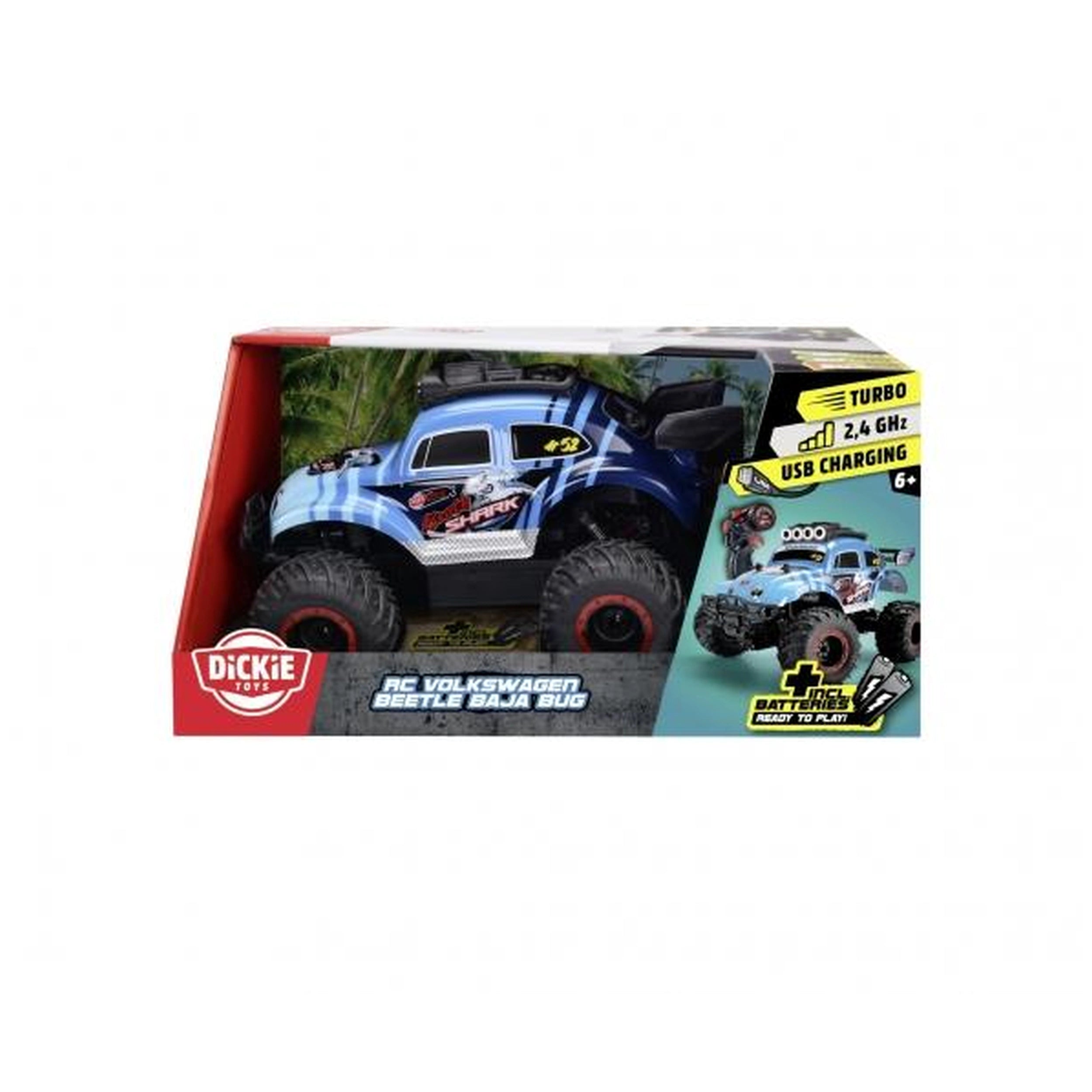 Dickie - Remote Controlled Volkswagen Beetle Baja Gug Rtr Play Vehicles