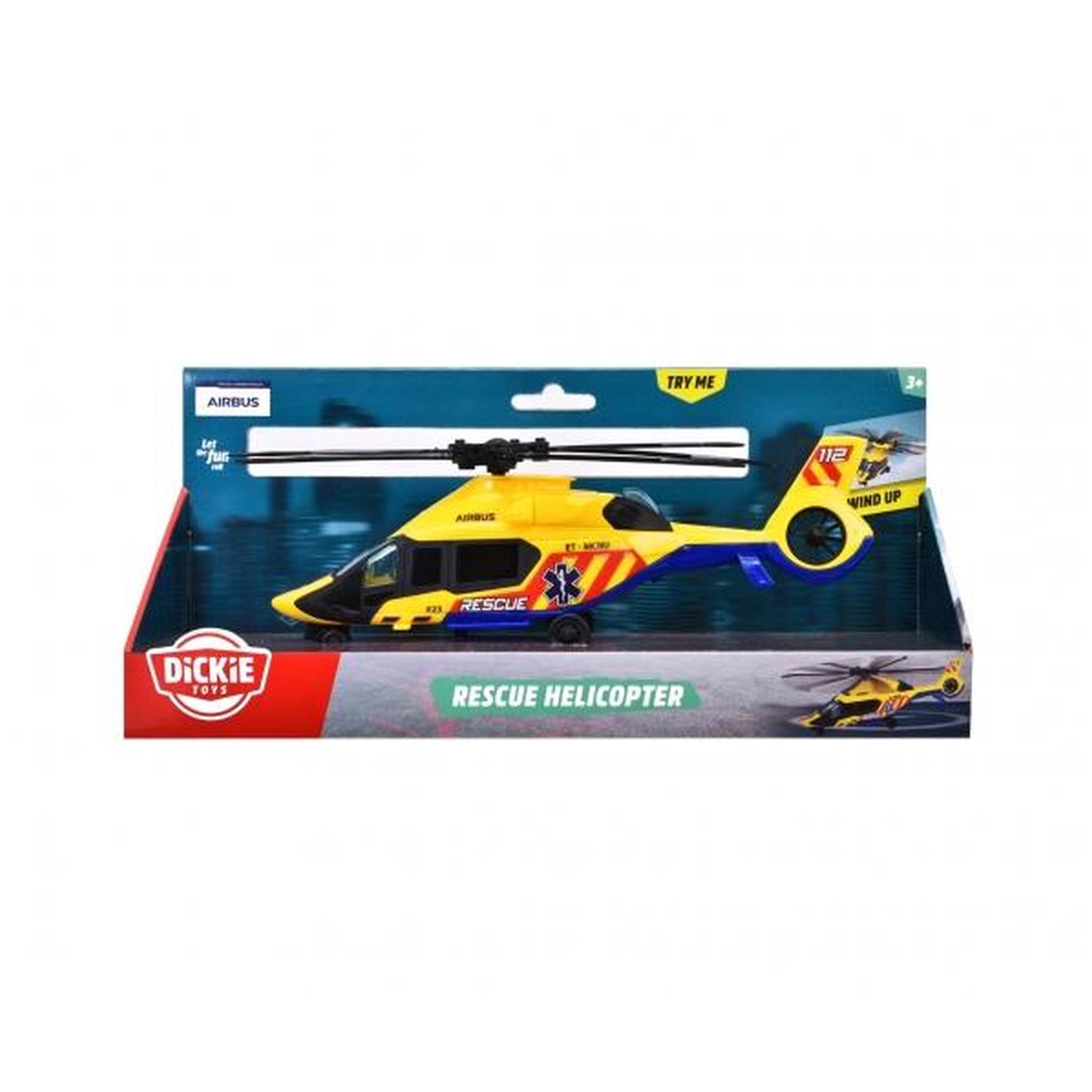 Dickie - Sos Helicopter Airbus H160 With Lights And Sounds Play Vehicles