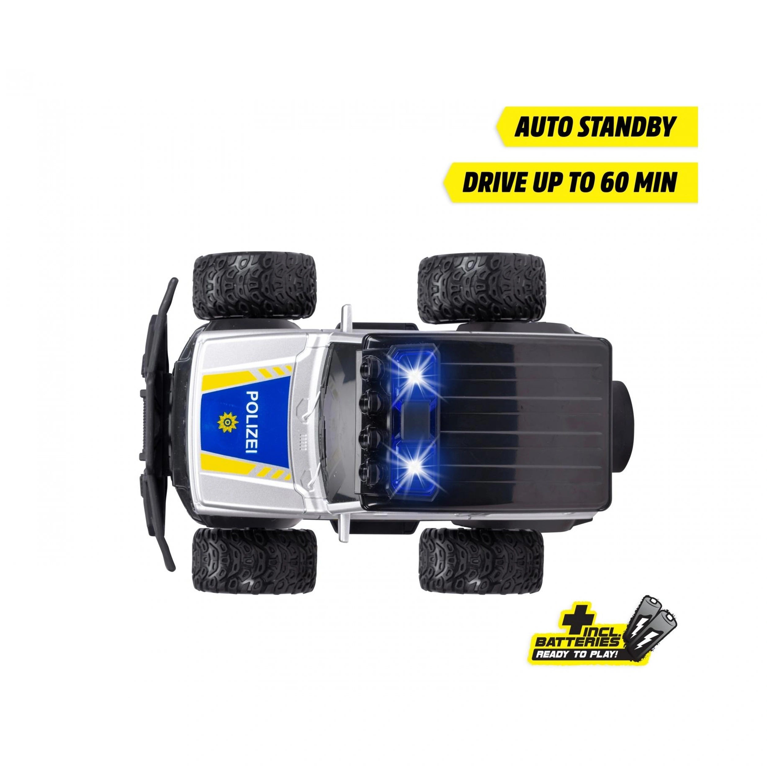 Dickie - Vehículos RC de Policía Suzuki Jimny