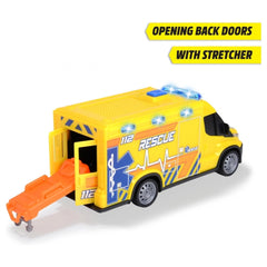 Dickie Toys - Vehículos de juguete - Ambulancia Iveco Daily - Luz y sonido - 3 Años