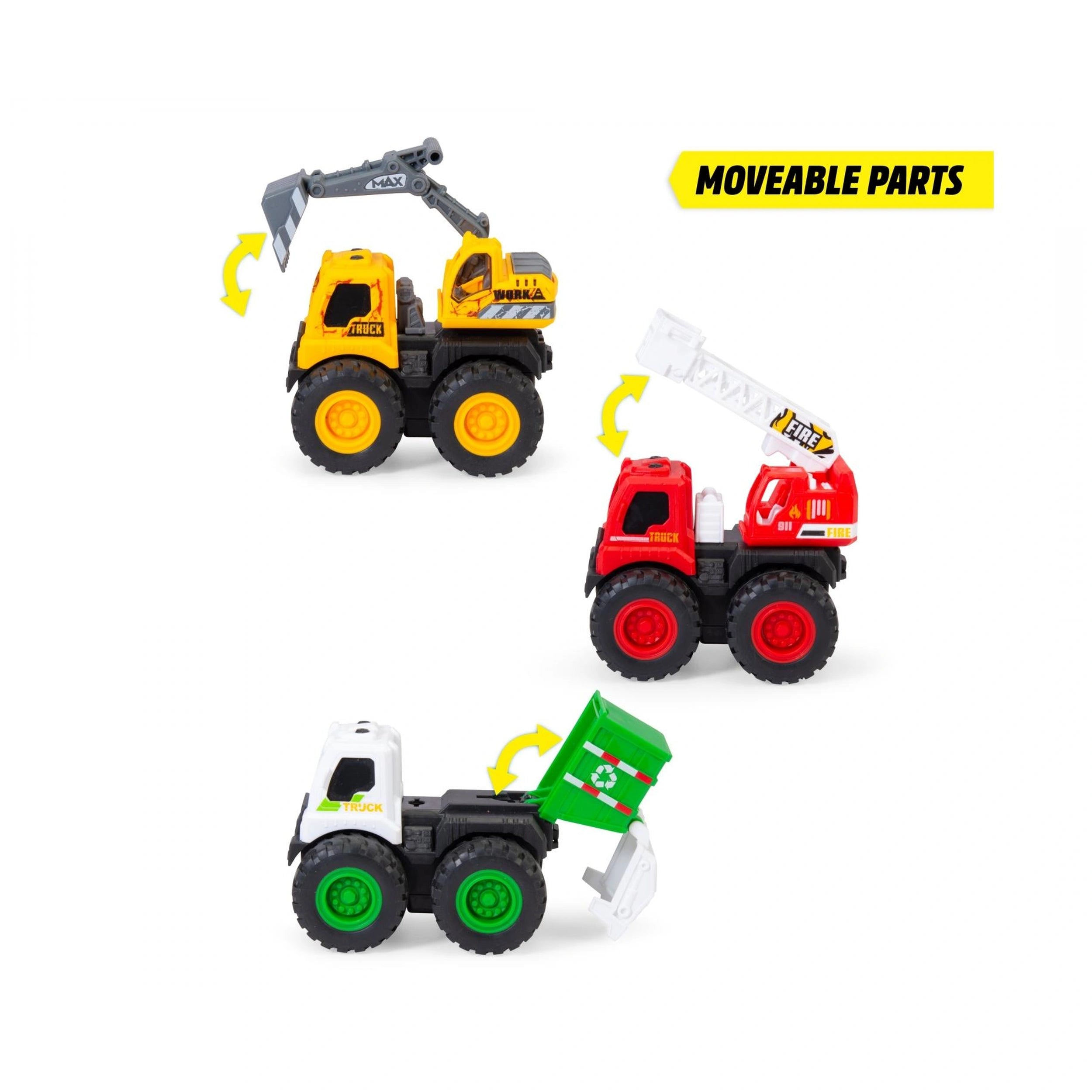 Dickie-Toys - Mighty-Engines-Monster-Trucks - Vehículos de Juego