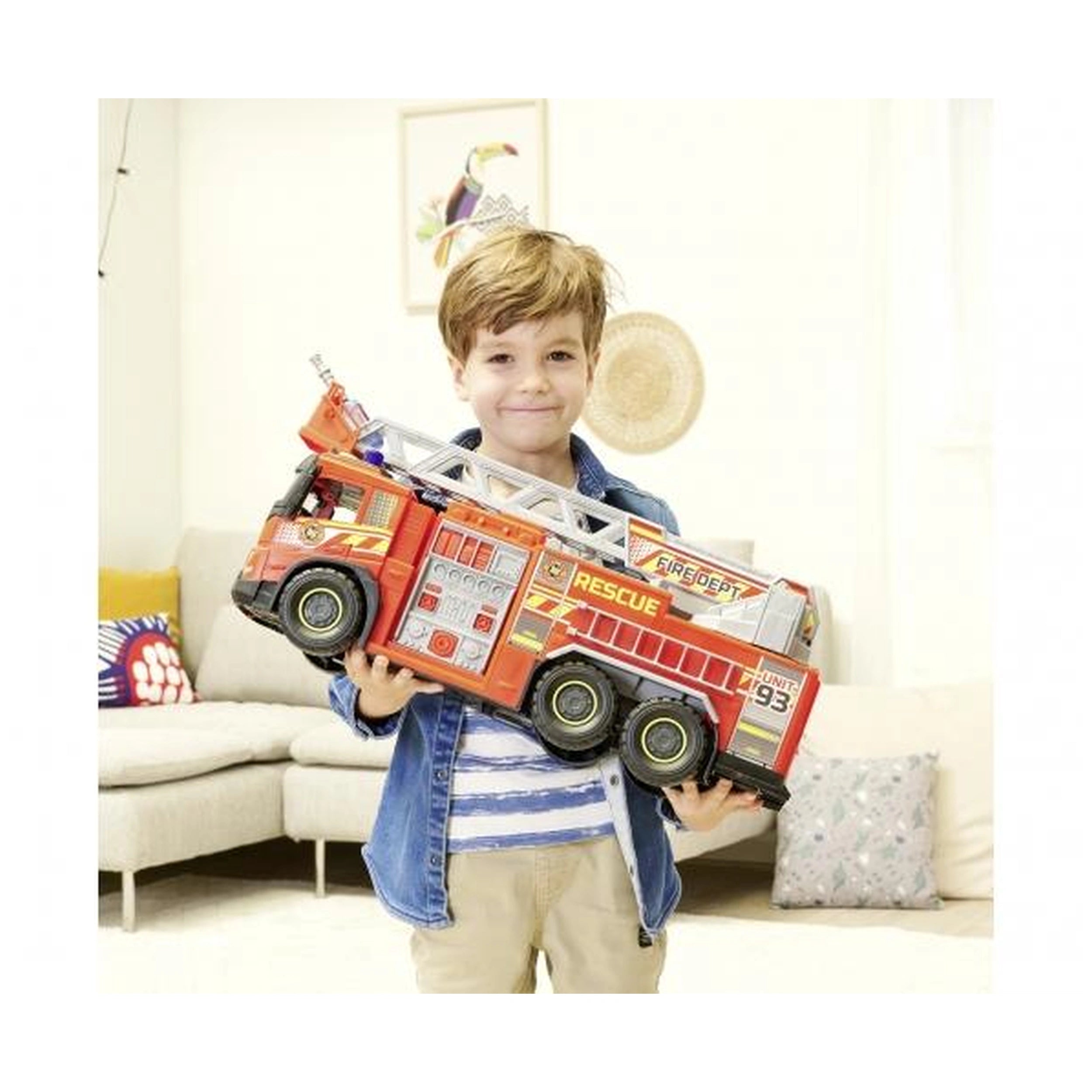 Dickie - Volvo Fmx Giant Fire Truck Play Vehicles